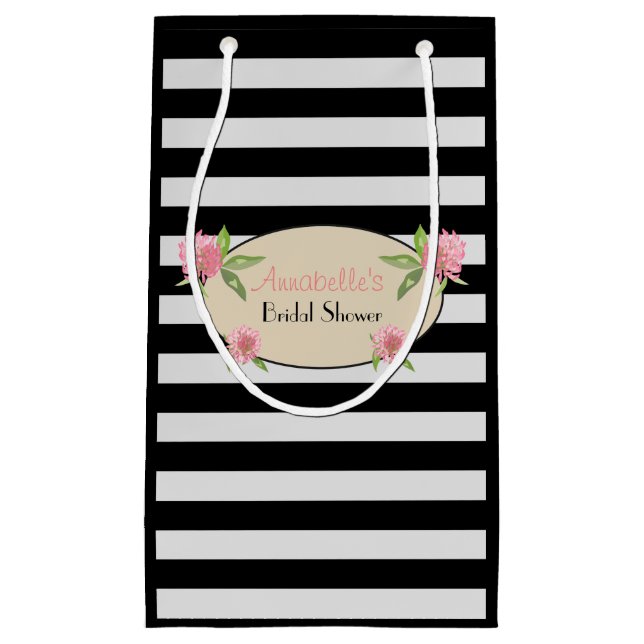 Brautparty Floral Geschenk Gefallen Taschen Kleine Geschenktüte (Vorderseite)