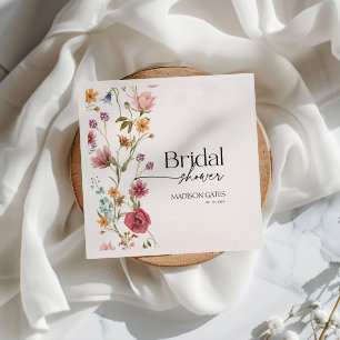 Brautparty Floral Serviette