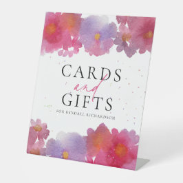 Brautparty Floral Sockelschild