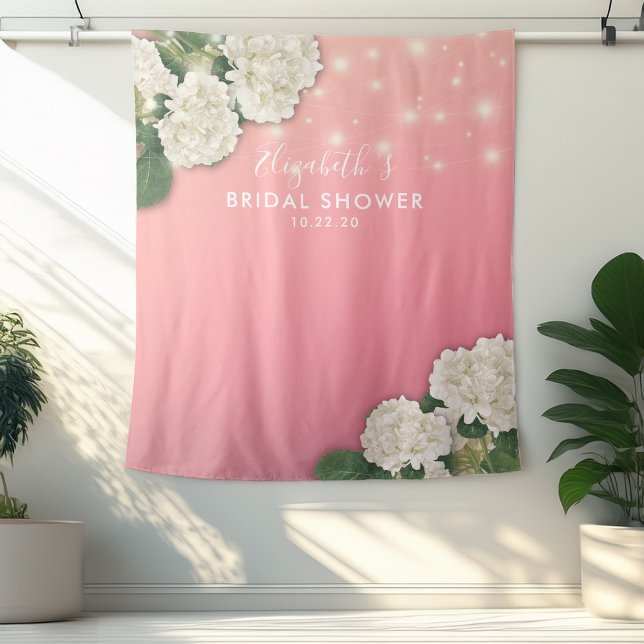 Brautparty-Foto-Hintergrund Blumen Lichterkette Wandteppich (Von Creator hochgeladen)