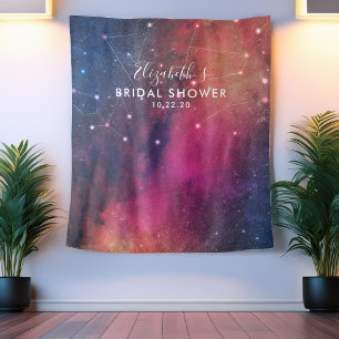 Brautparty-Foto-Hintergrund Galaxie Sternbilder Wandteppich