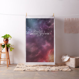 Brautparty Foto Hintergrund Galaxy-Sternbilder Stoff