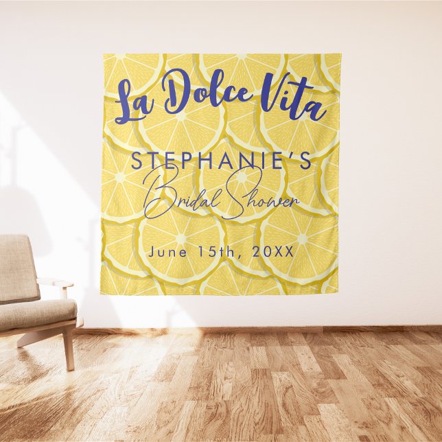 Brautparty-Foto-Standbänder für Zitronen Wandteppich (Von Creator hochgeladen)