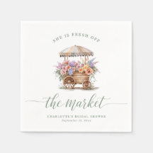 Brautparty für Blumen auf dem Markt