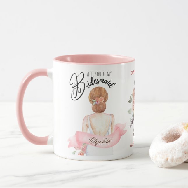 Brautparty für Bridesmaid mit eigener Marke Tasse (Mit Donut)