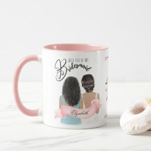 Brautparty für Bridesmaid mit eigener Marke Tasse