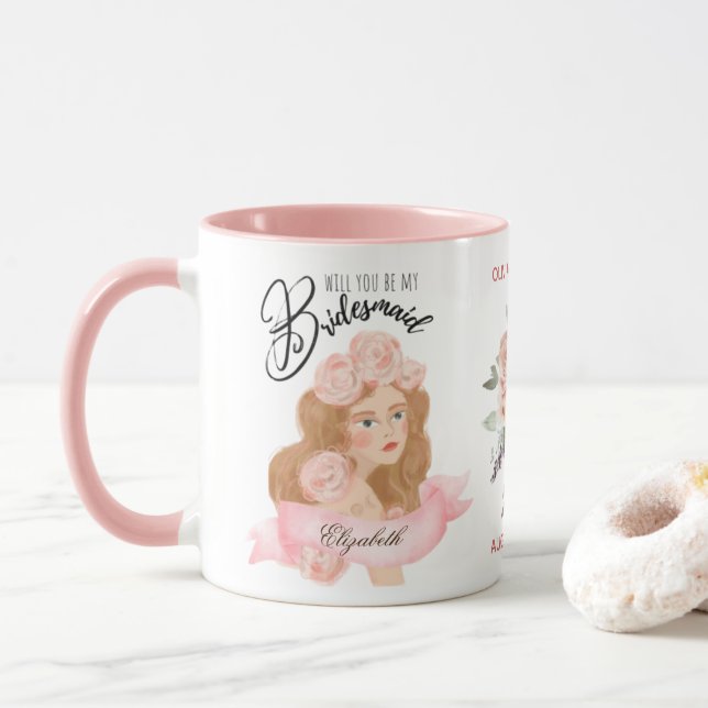 Brautparty für Bridesmaid mit eigener Marke Tasse (Mit Donut)