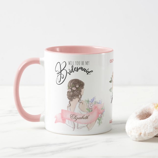Brautparty für Bridesmaid mit eigener Marke Tasse (Mit Donut)