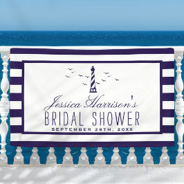 Brautparty für den Leuchtturm der Nautischen Marin Banner