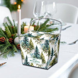 Brautparty für die Aquarellkiefer Geschenkschachtel