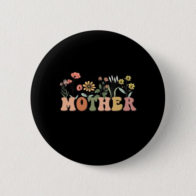 Brautparty für die Mutter des Bräutigams Button (Vorderseite)