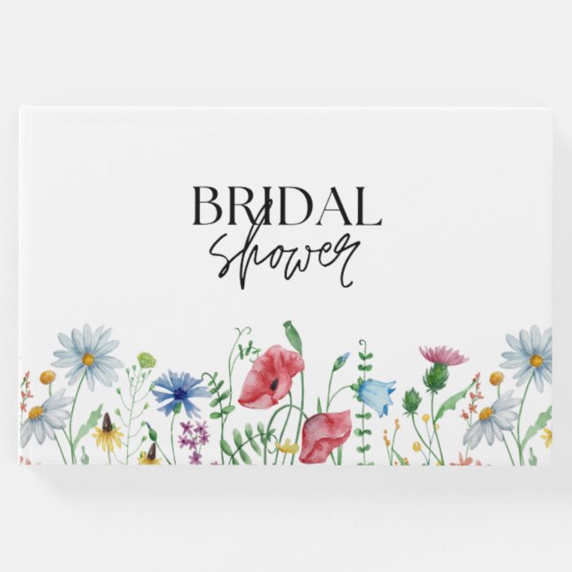 Brautparty für die Weißästhetik Gästebuch (Vorderseite)