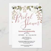 Brautparty für einfache Pastell-Floral