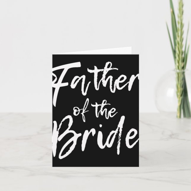 Brautparty für Familienvater der Bri Karte (Vorderseite)
