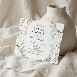 Brautparty für Grünflächen Einladungspostkarte