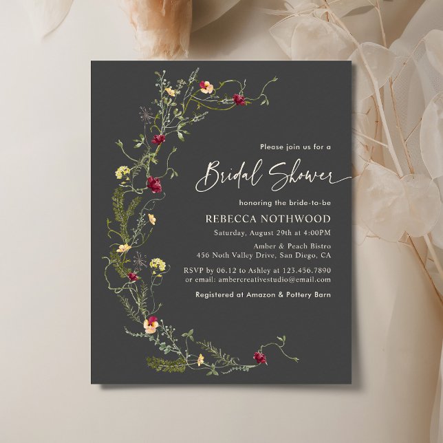 Brautparty für kohlefreie graue Wildblume (Von Creator hochgeladen)