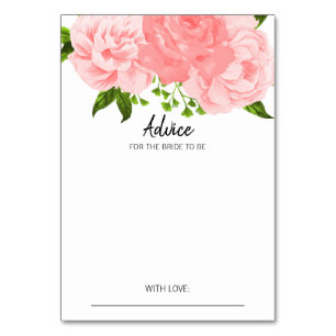 Brautparty für Korallenflora Tischnummer