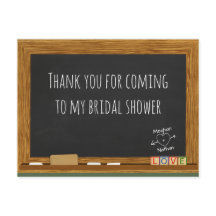 Brautparty für LehrerInnen Danke Postcard