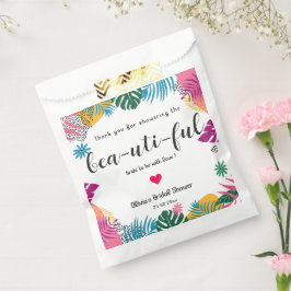 Brautparty für mehrfarbige Blätter Geschenktütchen