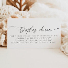 Brautparty für Minimalistische Anzeigedusche Begleitkarte