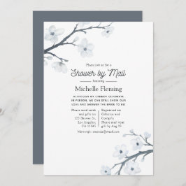 Brautparty für Weißkirschblüten Einladung