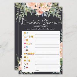 Brautparty Game Emoji Pictionary Pastor Peach