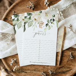 Brautparty Game Famous Paares - Famous Pairs I