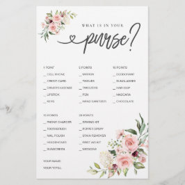 Brautparty Game Was ist in Ihrer Geldbörse?