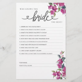 Brautparty Game Wer kennt die Braut die Besten?