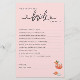 Brautparty Game Wer kennt die Braut die Besten?