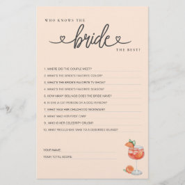 Brautparty Game Wer kennt die Braut die Besten?