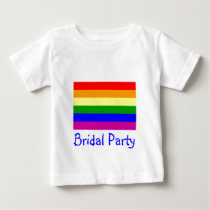 Brautparty/Gay-Rainbow-Hochzeit Baby T-shirt