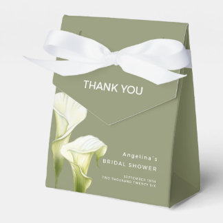 Brautparty-Geschenkboxen "Zarte Calla-Lilien". Geschenkschachtel