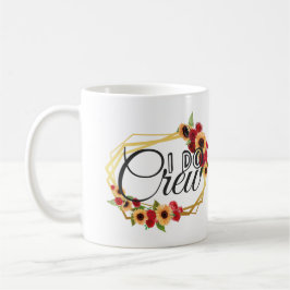 Brautparty Geschenke, ich mache Crew, Sonnenblumen Kaffeetasse