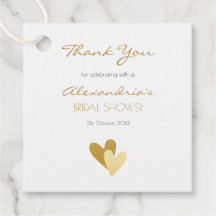 Brautparty Gold Hearts