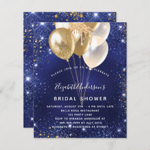 Brautparty-Goldballons