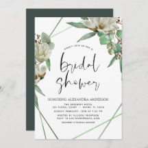 Brautparty Greenery Magnolia