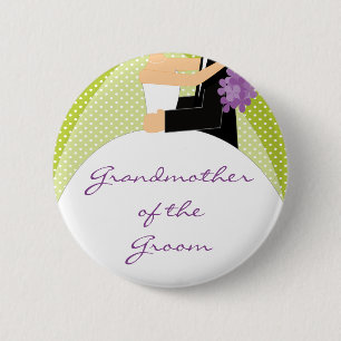Brautparty-Großmutter des Bräutigam-Knopfes/des Button