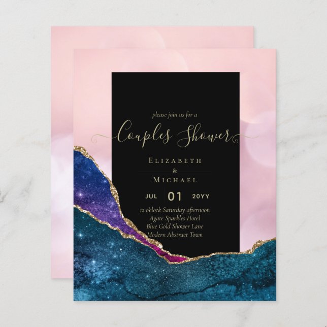 BRAUTPARTY "HAUSHALTSPLÄTZE" - AGATE Gold (Vorne/Hinten)