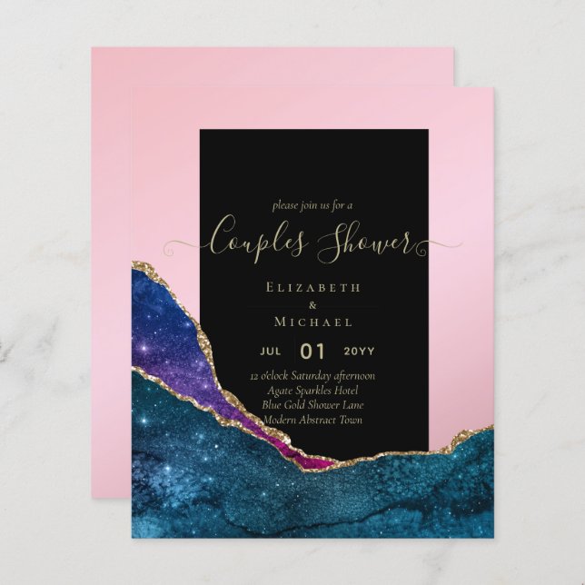 BRAUTPARTY "HAUSHALTSPLÄTZE" - AGATE Gold (Vorne/Hinten)