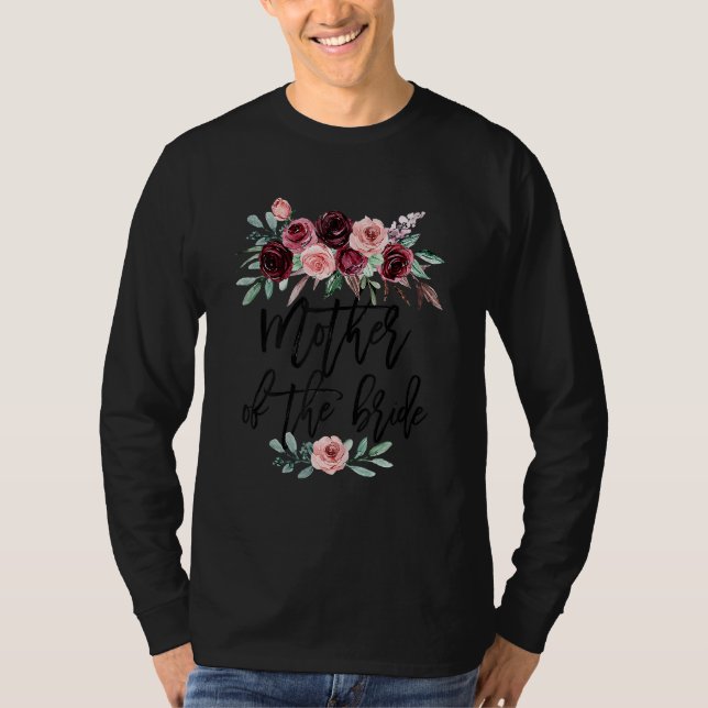 Brautparty Hochzeit für die Mama der Braut Mutter  T-Shirt (Vorderseite)