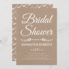 Brautparty-Hochzeit für Typografie Einladung