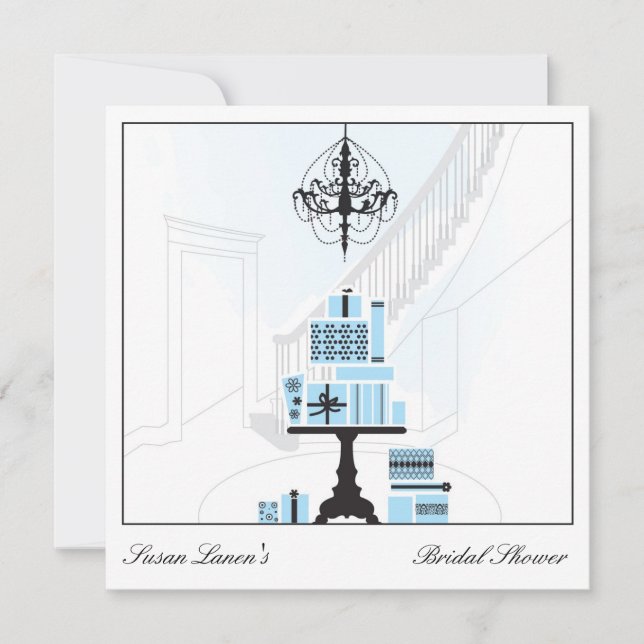 Brautparty Hochzeitsgeschenk Einladung (Vorderseite)