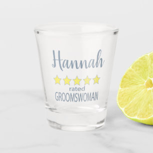 Brautparty & Hochzeitsgesellschaft 5 Sterne Grooms Schnapsglas