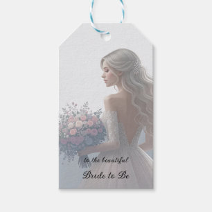 Brautparty Hochzeitskleid Braut zu sein Geschenkanhänger