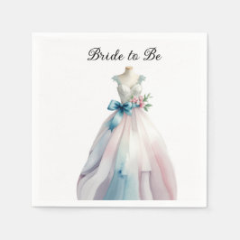Brautparty Hochzeitskleid Braut zu sein Serviette