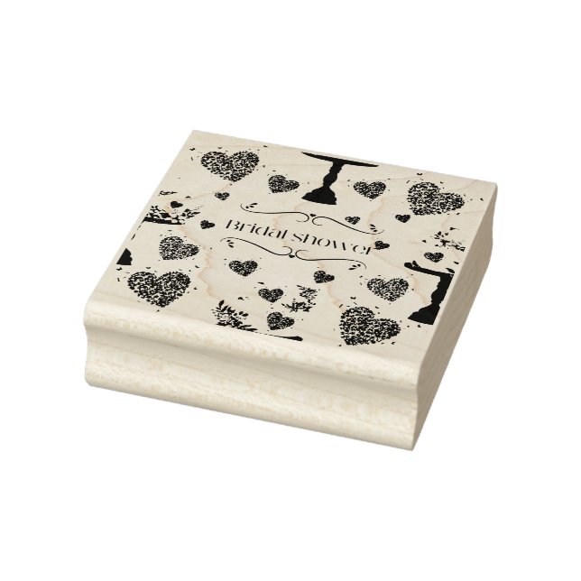 Brautparty im eleganten Stil Gummistempel (Stempel)