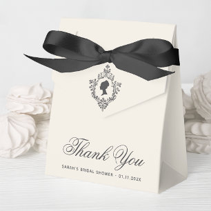 Brautparty im Vintage-Stil Regency-Dame in Elfenbe Geschenkschachtel