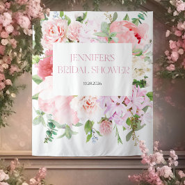 Brautparty im Wildgarten Wandteppich