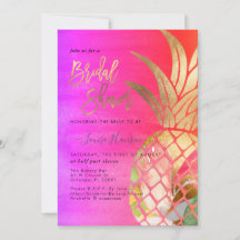 Brautparty, Imitate Gold Ananas